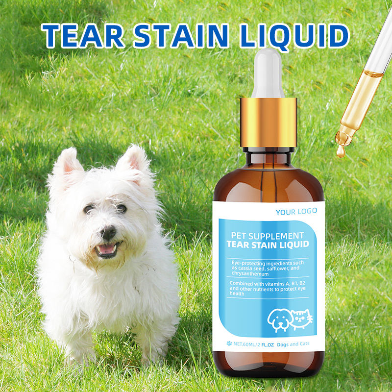 Custom Pet Nutrition Tear Stain Replenishing Drops Support Eye Health and the Immune System in Cats and Dogs - Image 2