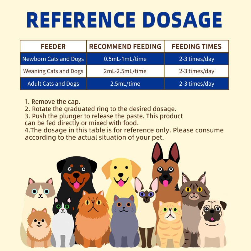 Natural Pet Immune Support Gel Nutritional Paste Supplement Promote Immune System With L-Lysine for Cat Additive-Free - Image 3