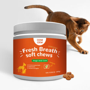 OEM/ODM Soft Chews Dental Care Supplement for Dogs and Cats Pet Oral Health Care Fresh Breath and Teeth Cleaning