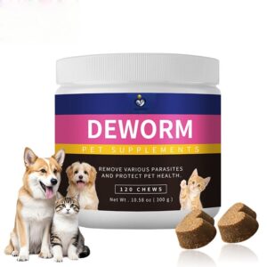 Wholesale Dog Vitamins Deworm Supplement Dog Deworming Soft Chews Pet Supplements Vitamins for Adult Pet Nutritional Supplements