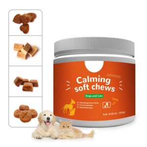 Dog and Cat Anxiety Relief Calming Chews Treats Tablets Pet Health Care & Supplements for Stress Relief