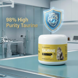 Essential Taurine Amino Acid for Feline & Canine Eyesight Protection - Cardiovascular Health Pet Booster High Absorption Powder