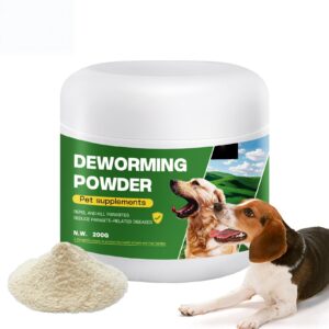 ODM/OEM Pet Nutrition Supplement Deworming Powder for Cats Dogs for Health Care Packed in Bottles Herbal Supplements