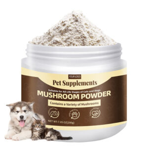 OEM/ODM for Cats and Dogs Digestion and Immunity Enhancer with Shiitake Mushroom and Ganoderma Lucidum Supplement Powder