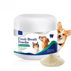 ODM/OEM Oral Health Supplement - Natural Dog Tooth Whitening, Tartar Removal, Dog Teeth Cleaning Powder for Pets