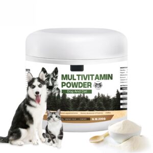 Pet Supplement Combined for Cats and Dogs, for Skin Health, Digestive Health, Probiotic, Immune System, Comprehensive Vitamin
