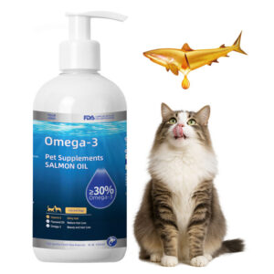 Natural Deep Sea Fish Oil Omega for Cats and Dogs Supporting Skin Health Coat Shine and Hair Shedding Control
