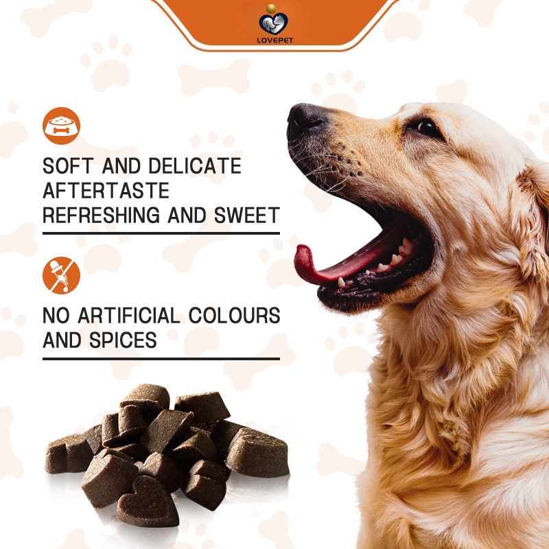 OEM/ODM No Poo Soft Chews for Cats and Dogs Pet Health Care Supplements Customized Flavors, Customized Shapes Pet Supplement - Image 2