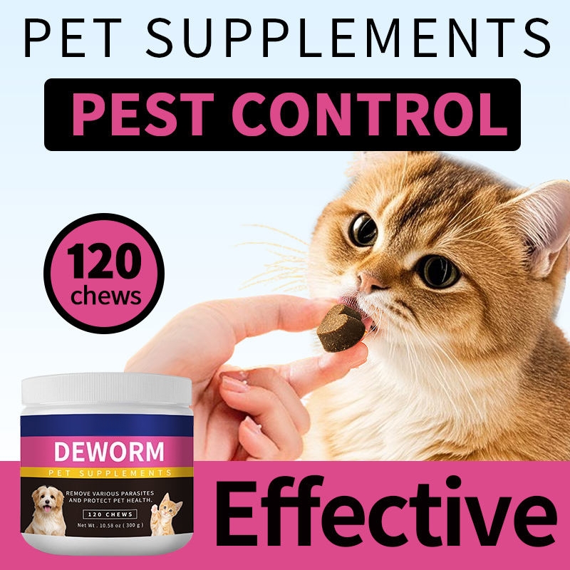 Wholesale Dog Vitamins Deworm Supplement Dog Deworming Soft Chews Pet Supplements Vitamins for Adult Pet Nutritional Supplements - Image 2
