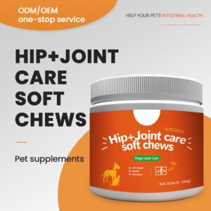 Pet Nutritional Supplement Soft Chews Pet Joint Health Dog Supplements and Vitamins Hip and Joint Supplement for Dogs