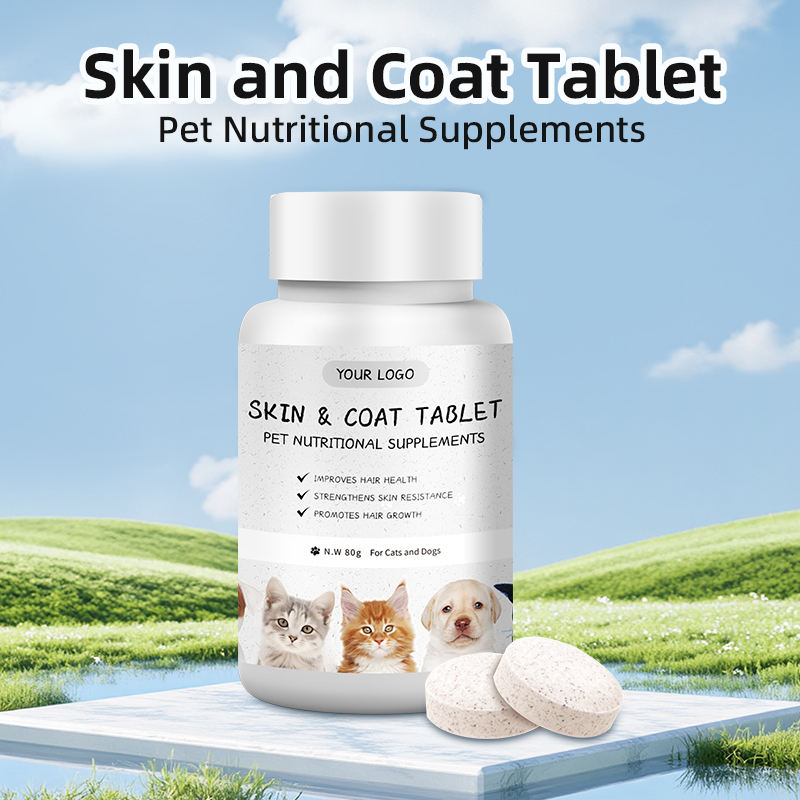 Chewable Pet Health Care Tablets Vitamins and Supplements to Support Healthy Skin and Coat Pest Control for Dogs and Cats - Image 2