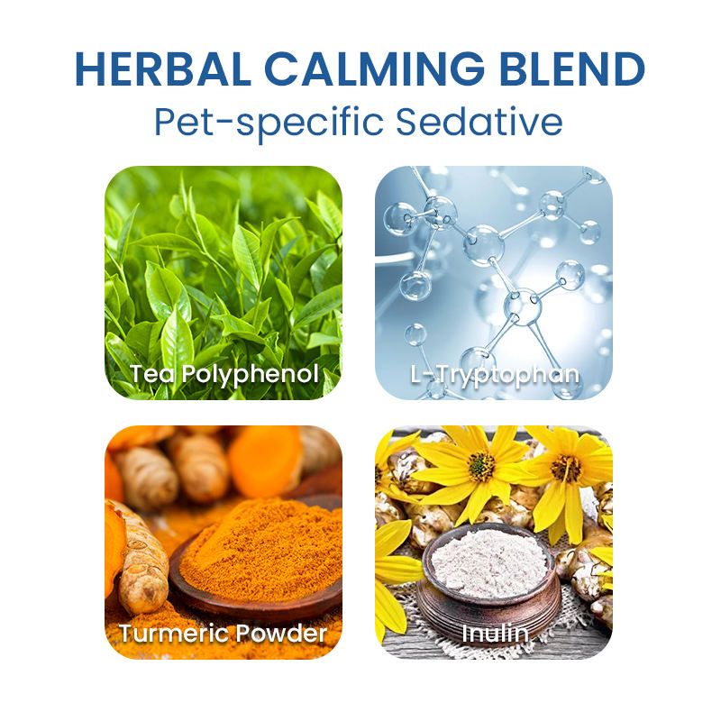 Custom Pet Calming Supplements for Dogs and Cats, Chewable Tablets to Maintain Emotional Balance and Relieve Stress and Anxiety - Image 2