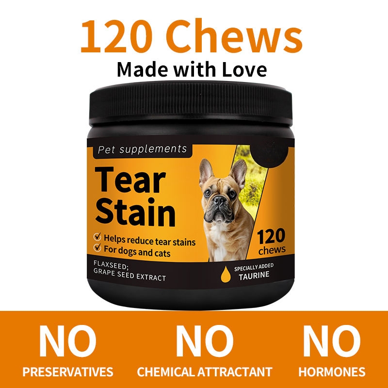 Pet Supplement Tear Stain Soft Chews Tear Stain Soft Chews for Pet Fish Oil Vision Supplement Dog Tear Stain Remove for Dogs - Image 4