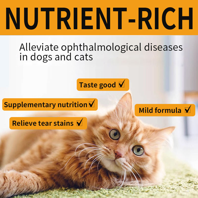 Pet Supplement Tear Stain Soft Chews Tear Stain Soft Chews for Pet Fish Oil Vision Supplement Dog Tear Stain Remove for Dogs - Image 5