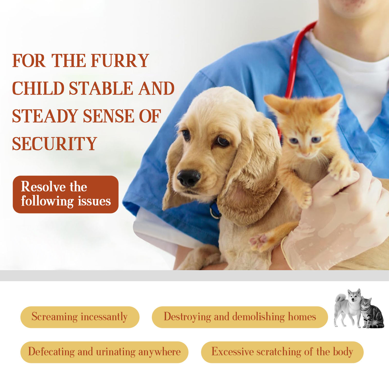 Wholesale cat and Dog Calming Powder Helps Relieve Dog Anxiety Barking and Stress Relieves Dog Anxiety - Image 4