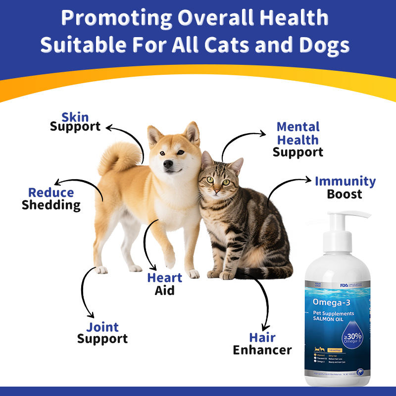 Natural Deep Sea Fish Oil Omega for Cats and Dogs Supporting Skin Health Coat Shine and Hair Shedding Control - Image 5