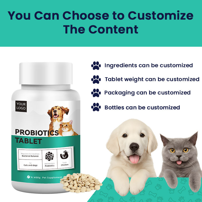 OEM/ODM Customized Probiotic Vitamin Tablets for Dogs and Cats Pet Health Care Supplements to Enhance Immunity and Fight Fleas - Image 5