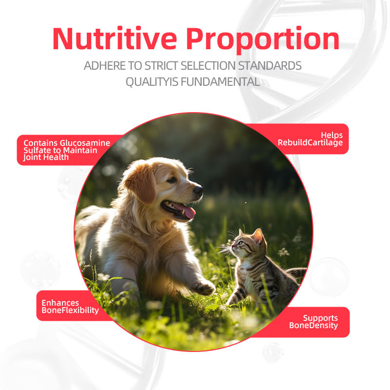 Factory-customized Pet Supplement Calcium Tablets Containing Vitamins to Promote Bone Health in Cats and Dogs - Image 5