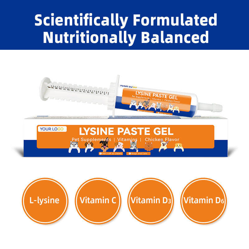 Natural Pet Immune Support Gel Nutritional Paste Supplement Promote Immune System With L-Lysine for Cat Additive-Free - Image 6